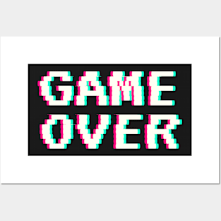 Game Over Posters and Art